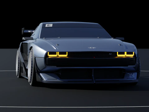 Hyundai N-Vision 74 3D Model