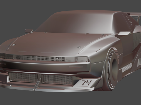Hyundai N-Vision 74 3D Model