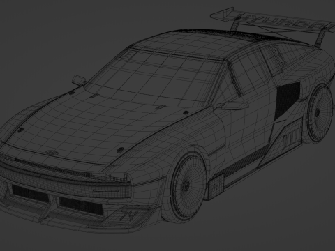 Hyundai N-Vision 74 3D Model