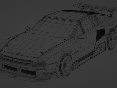 Hyundai N-Vision 74 3D Model