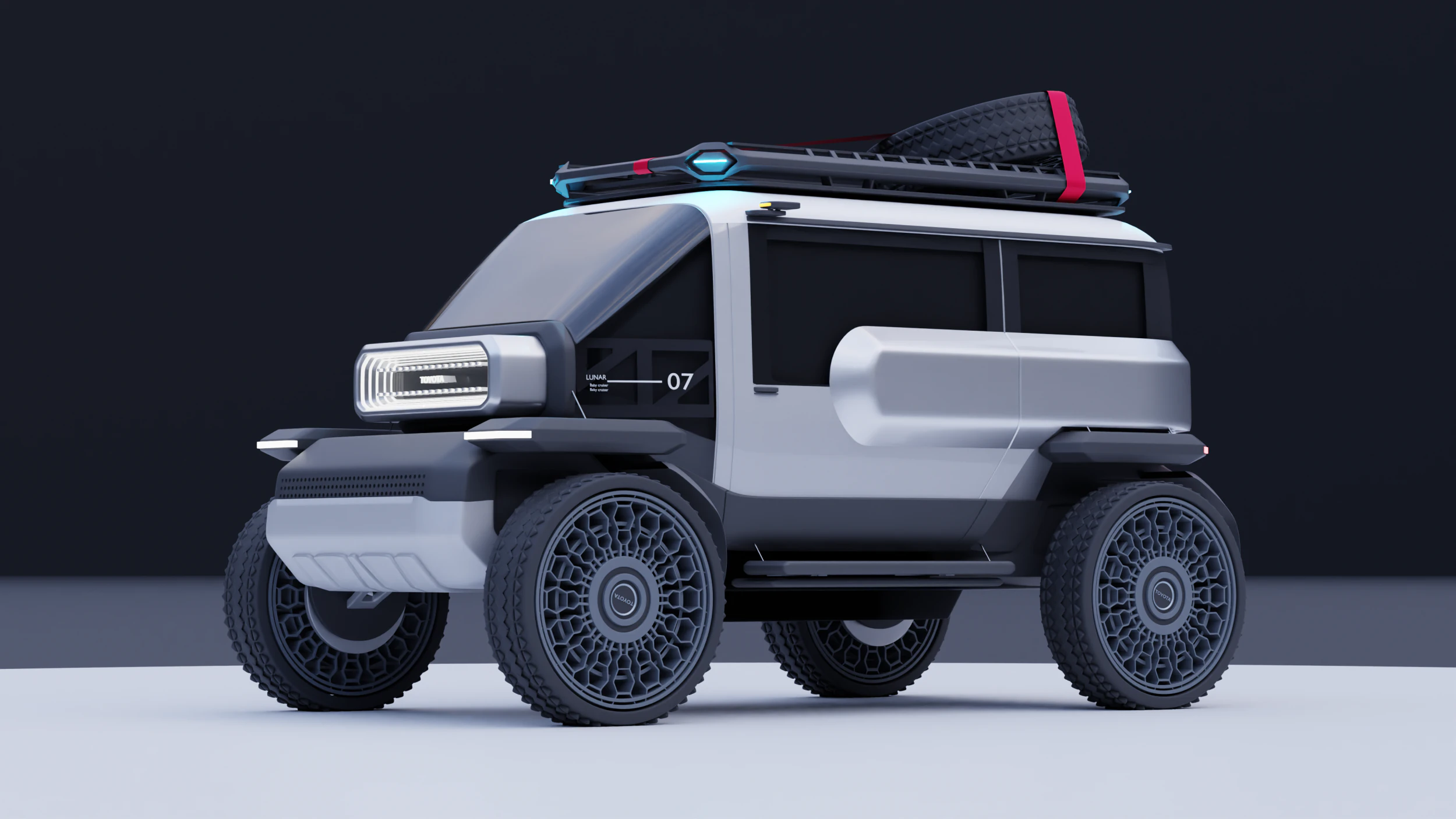Toyota - Baby Lunar Cruiser - 2023 3D Model .c4d .max .obj .3ds .fbx .stl .blend 