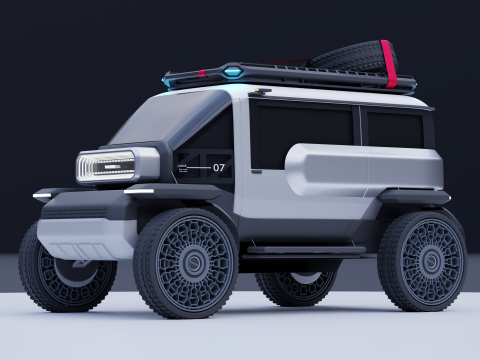 Toyota - Baby Lunar Cruiser - 2023 Modelo 3D
