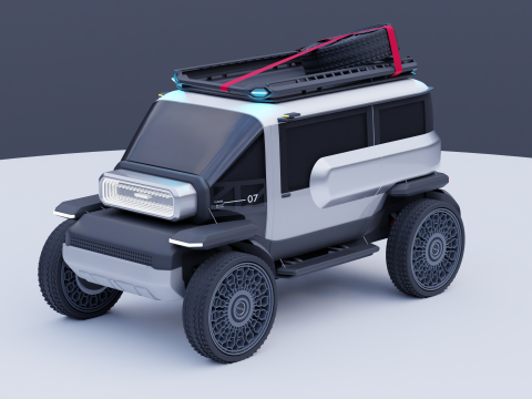 Toyota - Baby Lunar Cruiser - 2023 3D मॉडल