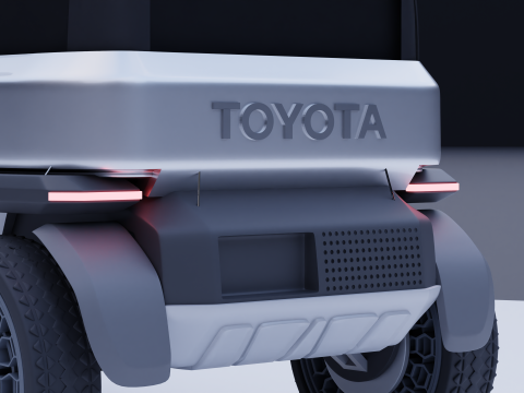 Toyota - Baby Lunar Cruiser - 2023 3D मॉडल