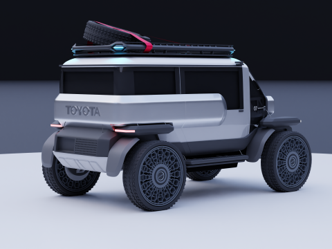 Toyota - Baby Lunar Cruiser - 2023 3D मॉडल