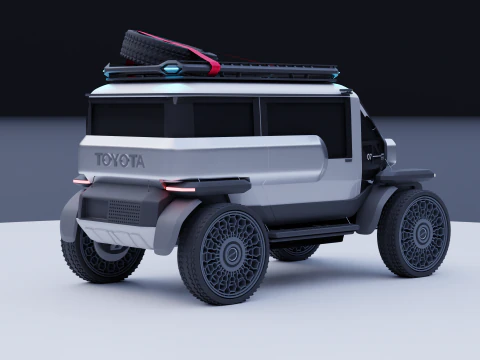 Toyota - Baby Lunar Cruiser - 2023 3D Model