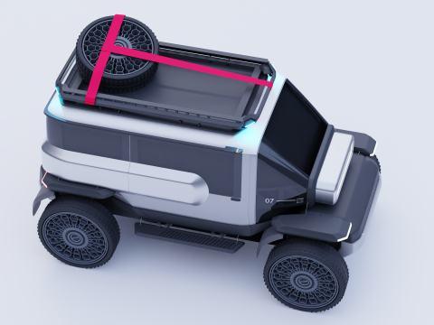 Toyota - Baby Lunar Cruiser - 2023 3D मॉडल