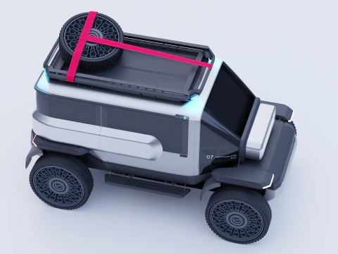 Toyota - Baby Lunar Cruiser - 2023 3D Model