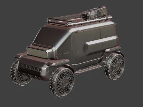 Toyota - Baby Lunar Cruiser - 2023 3D Model