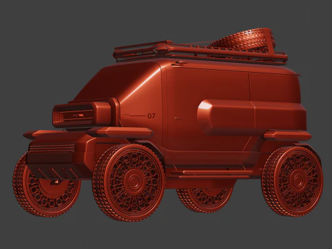 Toyota - Baby Lunar Cruiser - 2023 3D Model