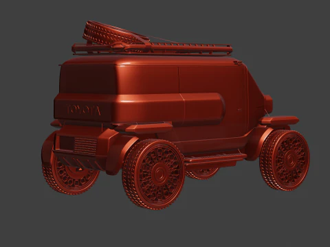Toyota - Baby Lunar Cruiser - 2023 3D Model