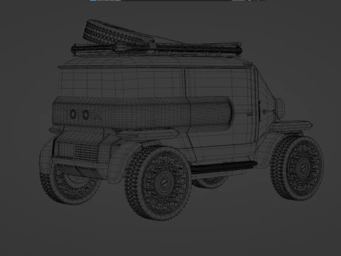 Toyota - Baby Lunar Cruiser - 2023 3D Model