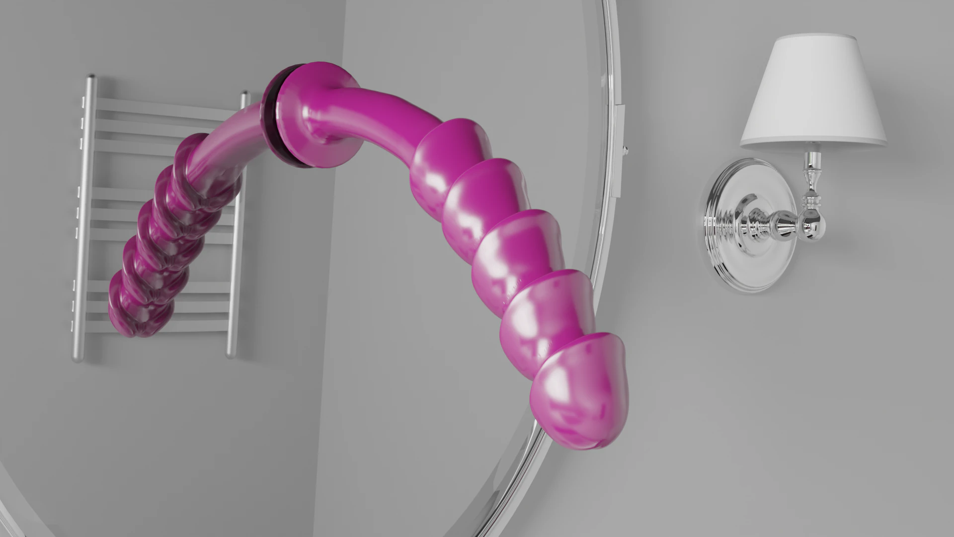 Adult Toy human penis five headed 3D Model .c4d .max .obj .3ds .fbx .stl .blend 