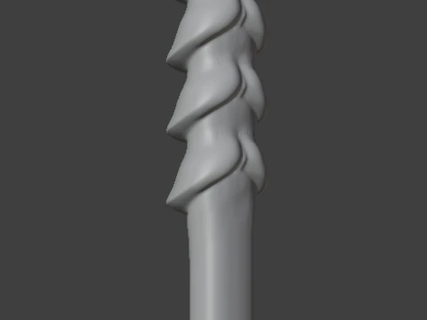 Adult Toy human penis five headed 3D Model