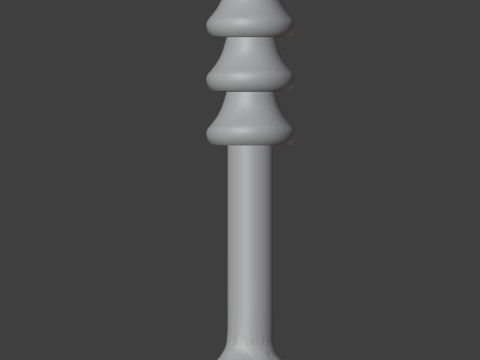 Adult Toy triple mushroom head penis Modelo 3D