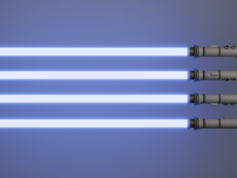Star Wars Barriss Offee 3D Blender Model Rigged 3D मॉडल