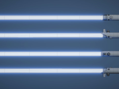 Star Wars Anakin Skywalker 3D Blender Model Rigged 3D Model