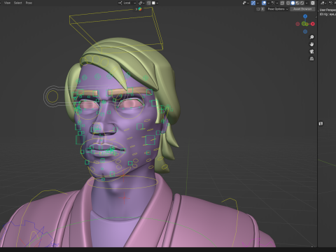 Star Wars Anakin Skywalker 3D Blender Model Rigged 3D Model