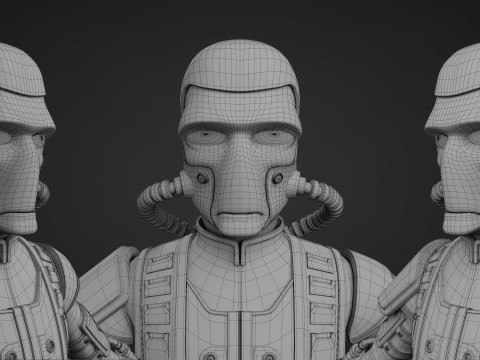 Star Wars Cad Bane 3D Blender Model Rigged Model 3D