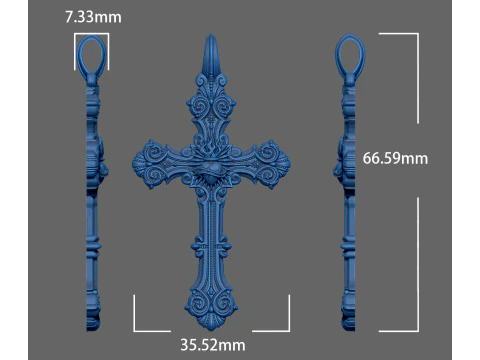 Kreuzen 3D Druckmodell