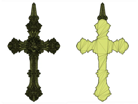 Kreuzen 3D Druckmodell