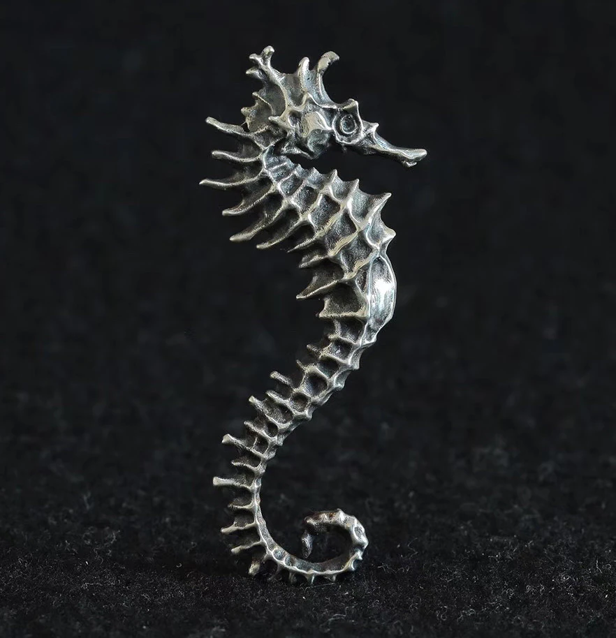 Gothic seahorse pendant 3D Print Model .c4d .max .obj .3ds .fbx .stl .blend 