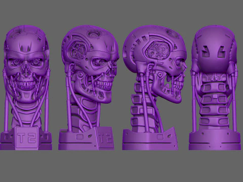 Terminator T2 3D Print Model