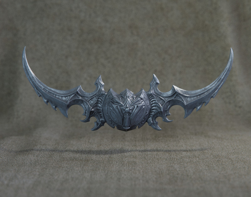 Warglaive of Azzinoth 3D 打印模型 .c4d .max .obj .3ds .fbx .stl .blend