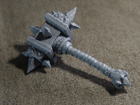 The hand of Flame Demon Ragnaros Model Cetak 3D