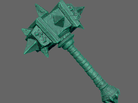 The hand of Flame Demon Ragnaros Model Cetak 3D
