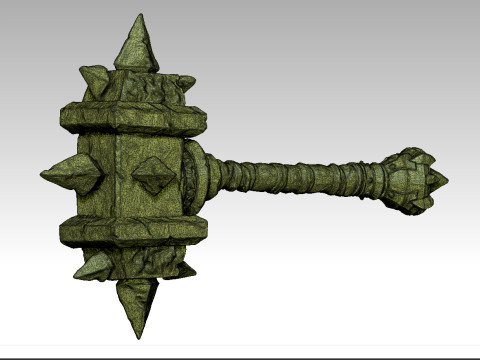 The hand of Flame Demon Ragnaros Model Cetak 3D