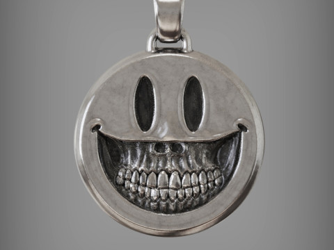 SmilingFacePendant 3D 프린트 모델