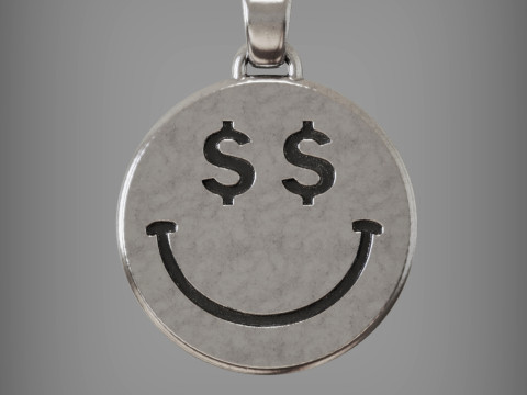 SmilingFacePendant 3D 프린트 모델
