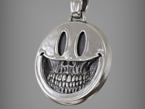 SmilingFacePendant 3D 프린트 모델