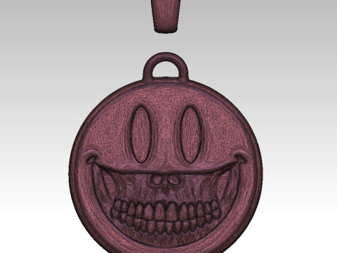 SmilingFacePendant 3D 프린트 모델