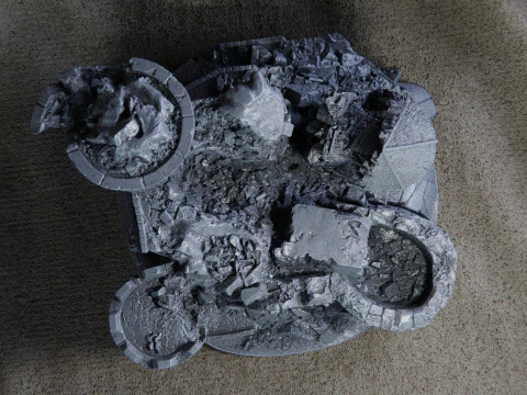 A dilapidated castle 3D Print Model