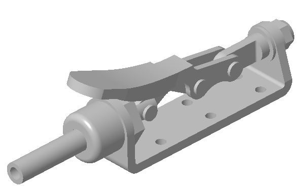 Push rod clamp 3D 모델 .c4d .max .obj .3ds .fbx .stl .blend 