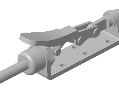 Morsetto dell'asta di spinta Modello 3D