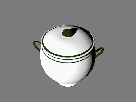 Boccione ceramica 3D 模型