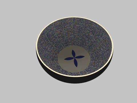 Ciotola 2 miska Model 3D