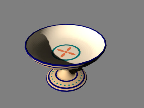 Vaso alzata 3D 模型