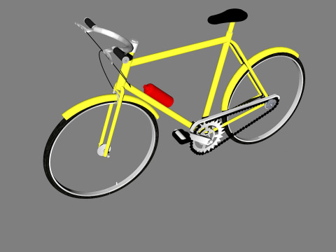 Bicicletta 3D Модель