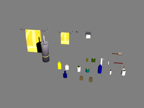 Accessori bagno- batroom accessories 3D-Modell