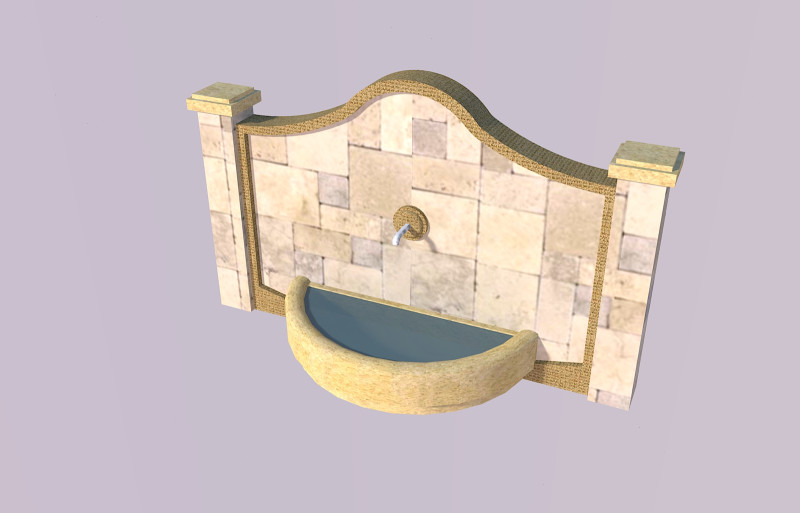 Fontana-fountain Modèle 3D .c4d .max .obj .3ds .fbx .stl .blend 