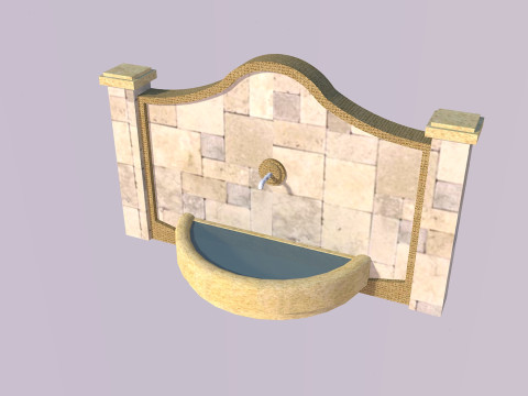 Fontana-fountain 3D Модель