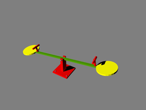 Altalena-swing Modello 3D