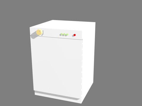 Lavastoviglie-dish washer 3D Модель