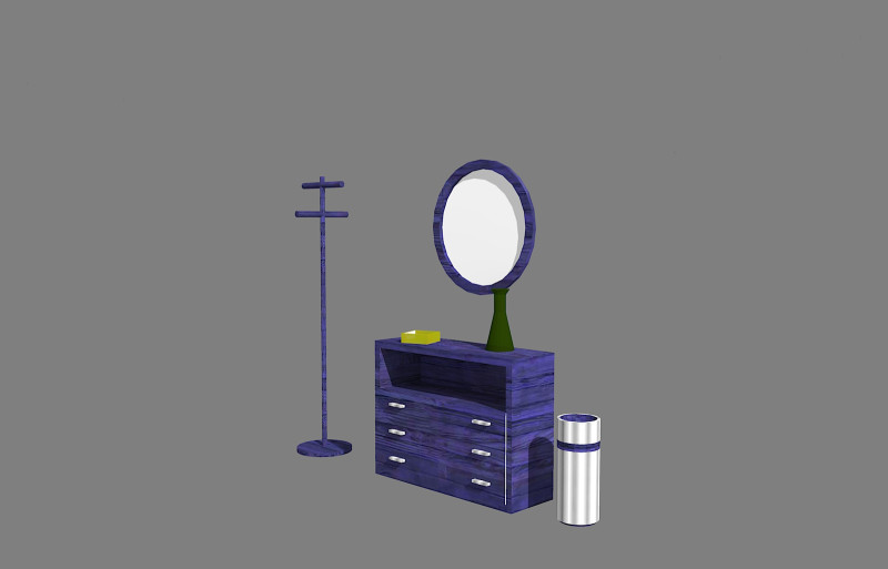 Ingresso-entrance Modello 3D .c4d .max .obj .3ds .fbx .stl .blend 