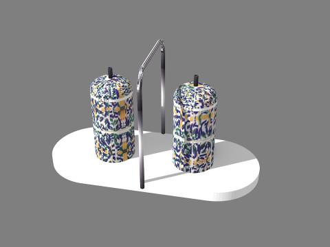 Olio aceto-cruet Modèle 3D