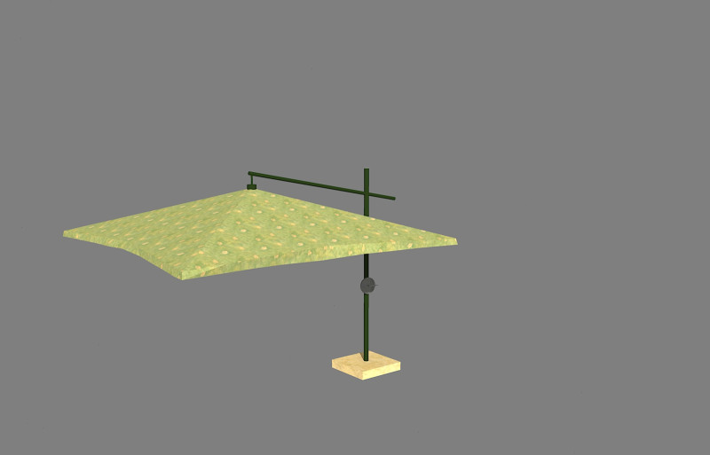 Ombrellone-umbrella Modello 3D .c4d .max .obj .3ds .fbx .stl .blend 